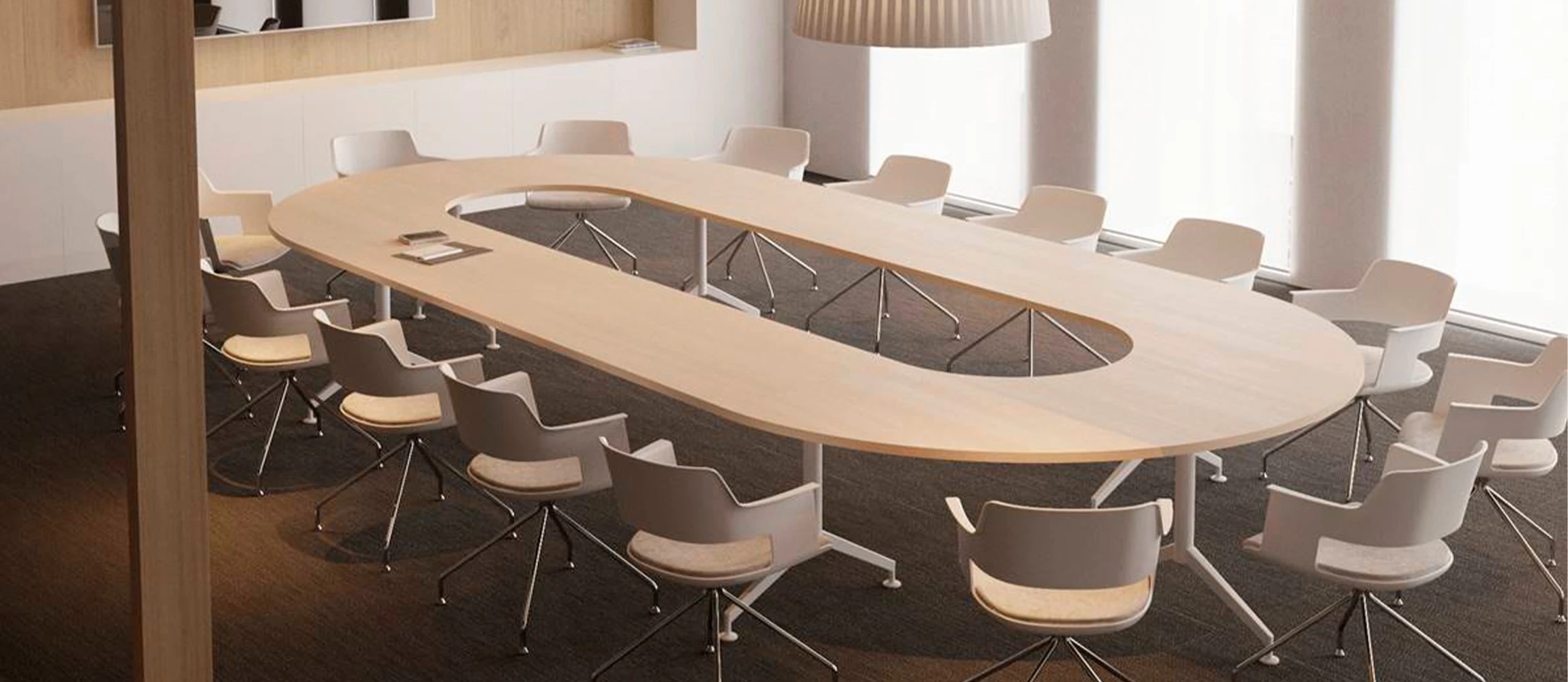 big meeting table for offices drone