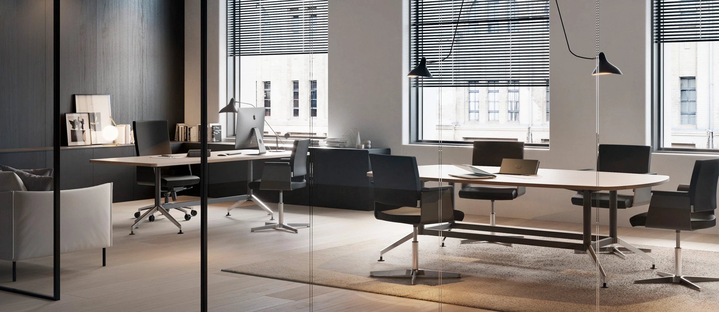 elegant table for offices drone