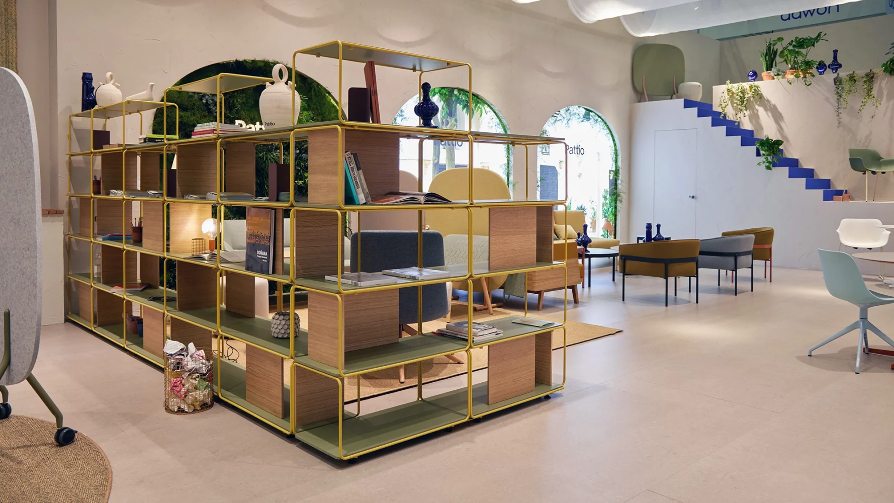 furniture fair 2022 orgatec libro bookshelf